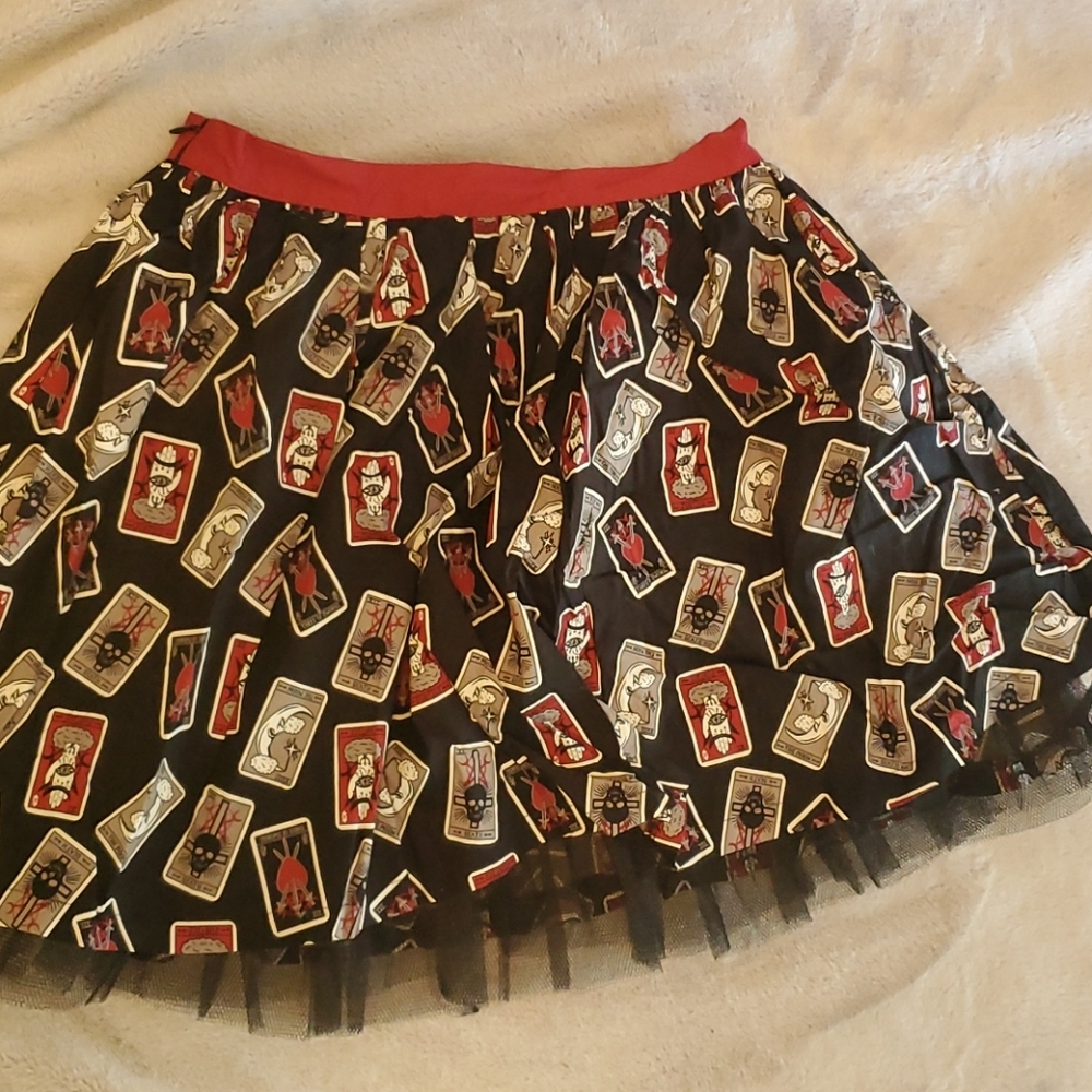 Tarot print skirt